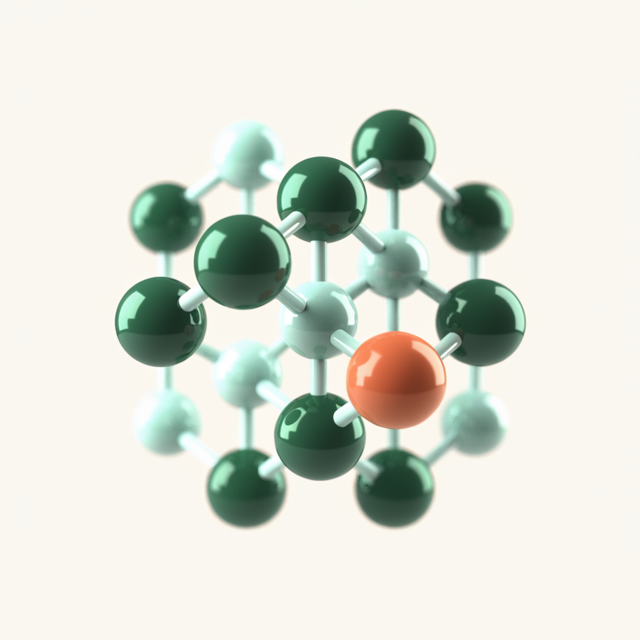 Representación molecular de GHK-Cu