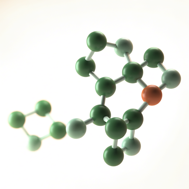 Representación molecular de KPV / Lys-Pro-Val